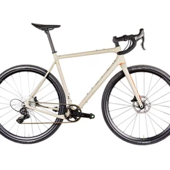 OPEN Cycle OPEN U.P. Gravel Bike Komplettrad / Campa EKAR 13-fach / ENVE & HED - Grey Matt / Red