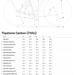 Cannondale TOPSTONE Carbon 3 GRX - Quick Sand, QSD -Cyclocross Verkaufsgeschäft C22 Topstone Carbon GeoTable v2