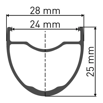 DT-Swiss GR531 DB DISC Hohlkammer Felge 28" 700c - Schwarz 2 DT-Swiss GR531 DB DISC Hohlkammer Felge 28" 700c - Schwarz – Bild 2