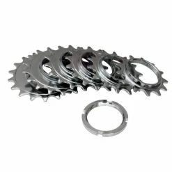 Gusset Fixed-Ritzel 3/32" Silber