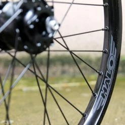 Halo EX-3 20" Vorderrad Mit Shutter Precision Nabendynamo SD-8 Disc / Schwarz -Cyclocross Verkaufsgeschäft Halo EX3 Shutter SD8 7