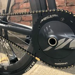 Izumi Jet Track Kette 1/8" X 1/2" Schwarz/Goldene Pins -Cyclocross Verkaufsgeschäft Izumi Jet chain black gold 4