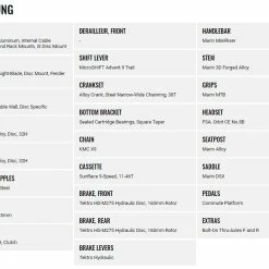 Marin DSX Base - 2022 Blue Orange 5 Marin DSX Base - 2022 Blue Orange -Cyclocross Verkaufsgeschäft Marin DSX BASE Ausstattung