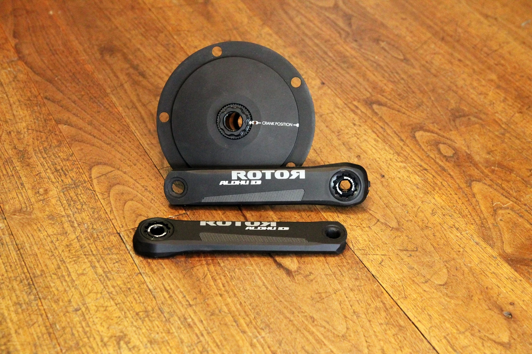 ROTOR Bike Rotor ALDHU 3D+ Track Set Kurbelarme / Spider / Achse 1 ROTOR Bike Rotor ALDHU 3D+ Track Set Kurbelarme / Spider / Achse