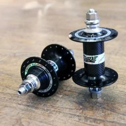 Suzue Pro Max CARBON Track Hochflansch Vorderradnabe - Schwarz -Cyclocross Verkaufsgeschäft Suzue ProMax Carbon hub black 4