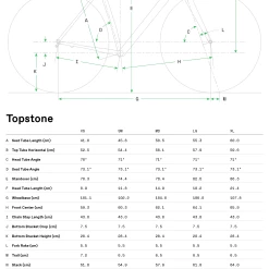 Cannondale TOPSTONE 4 Gravelbike 1x - 2022 Black Magic -Cyclocross Verkaufsgeschäft Topstone Geo Table 1 4056 7 4322 2