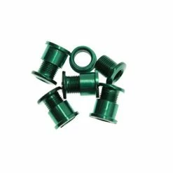 SMParts. Kettenblattschrauben 2-fach Aluminium -Cyclocross Verkaufsgeschäft blb single chainring bolts green 2455 4