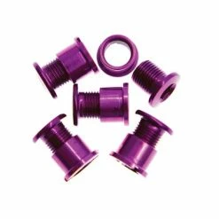 SMParts. Kettenblattschrauben Aluminium -Cyclocross Verkaufsgeschäft blb single chainring bolts purple