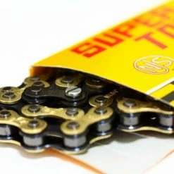 Izumi V Super Toughness Track Kette NARROW 1/8" X 3/32" Gold/Schwarz