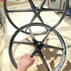 Kvirder Biturbo Carbon Bullitt 6-Speichen Laufräder Für Lastenrad 20" // 26" -Cyclocross Verkaufsgeschäft kvirder biturbo cargo bullitt carbonlaufradsatz 5