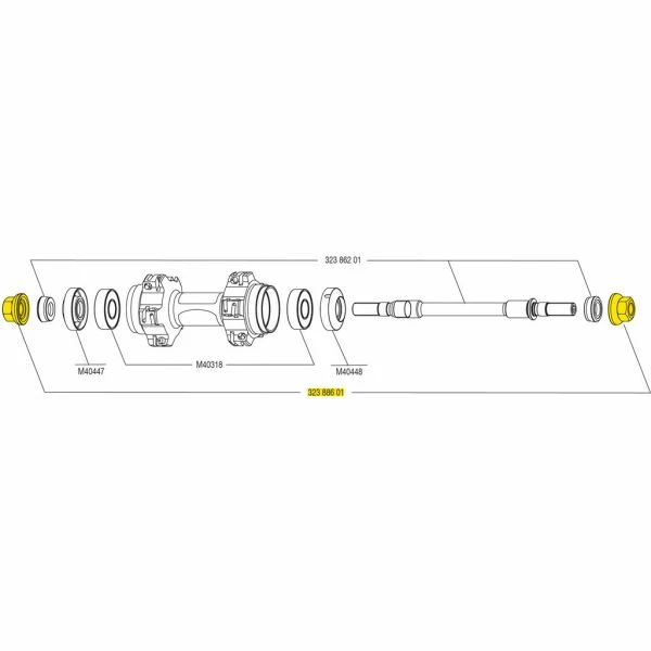 Mavic Achsmuttern Vorder- / Hinterrad M9 Für Ellipse - 32388601 1 Mavic Achsmuttern Vorder- / Hinterrad M9 Für Ellipse - 32388601