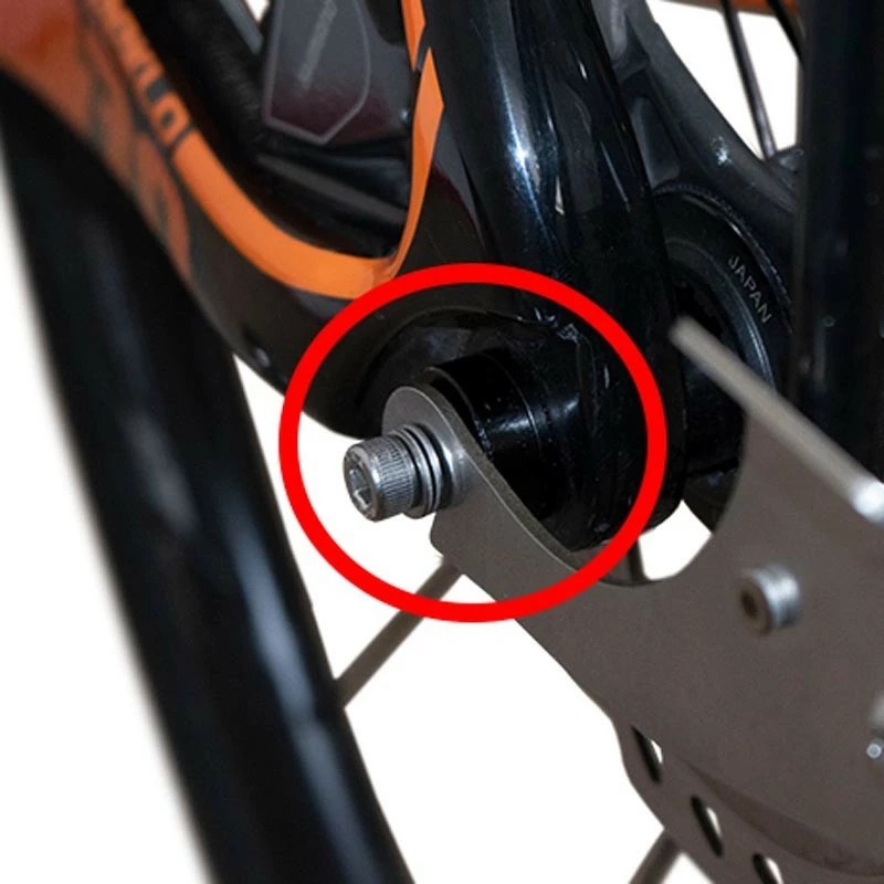 Minoura Davos Steckachse Vorne - Rack Mount 12x100mm 3 Minoura Davos Steckachse Vorne - Rack Mount 12x100mm – Bild 3