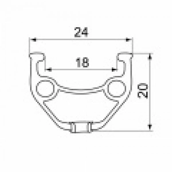 Remerx Top Disc 28"/29" Felge, 32 Loch Schwarz 4 Remerx Top Disc 28"/29" Felge, 32 Loch Schwarz – Bild 4