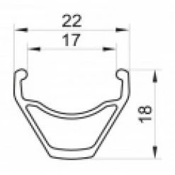 Remerx XCO RIO 28"/29" Disc Felge, 32 Loch Schwarz, 410g -Cyclocross Verkaufsgeschäft remerx xco rio 4