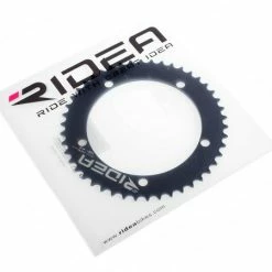 RIDEA Aero Track CNC Kettenblatt - 1/8" -Cyclocross Verkaufsgeschäft ridea aero chainring black3