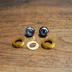 SMParts. SM-Parts Kurbelabdeckschrauben Flach Aluminium -Cyclocross Verkaufsgeschäft smp kurbelabdeckschrauben gold